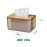 Hộp đựng khăn giấy nắp gỗ tre Song Anh size 18x12x9.5cm - Hàng Việt Nam chất lượng cao