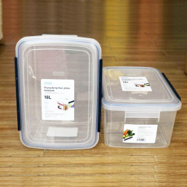 Thùng đựng thực phẩm, thức ăn bằng nhựa cao cấp Hokkaido Inochi 18 Lít