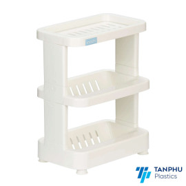 Kệ nhựa đựng đồ 3 tầng Inochi Nachi hàng xuất Nhật