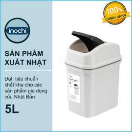 Thùng rác nắp lật Inochi Hiro 5 lít IHNL-5 xuất Nhật