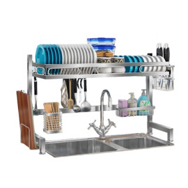 Kệ chén bát Inox 304 trên bồn rửa thông minh Kalpen size 85cm hàng chuẩn Đức