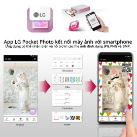 Máy ảnh chụp lấy ngay LG Pocket Photo Snap PC389 hàng chính hãng