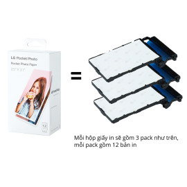 Máy ảnh chụp lấy ngay LG Pocket Photo Snap PC389 hàng chính hãng