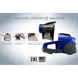 Máy hút bụi không túi Panasonic Megacyclone Malaysia 1600W MC-CL561AN46 bảo hành 12 tháng