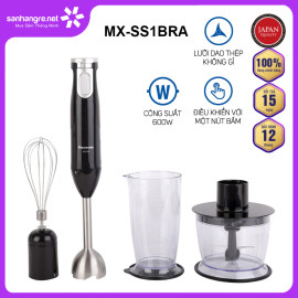 Máy xay cầm tay đa năng Panasonic MX-SS1BRA công suất 600W hàng chính hãng, bảo hành 12 tháng