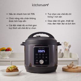 Nồi áp suất điện tử đa năng Instant Pot Essential 60 9in1 dung tích 5.7L, bảo hành 12 tháng