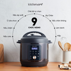 Nồi áp suất điện tử đa năng Instant Pot Essential 60 9in1 dung tích 5.7L, bảo hành 12 tháng