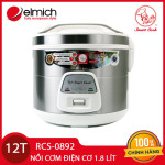 Nồi cơm điện 1.8L Elmich Smartcook RCS-0892 bảo hành 25 tháng (KM Samsung)