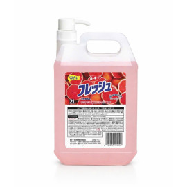 Nước rửa chén WAI Rookie-V 2L Nhật Bản có vòi nhấn - Hương bưởi