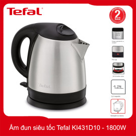 Ấm đun siêu tốc Tefal KI431D10 dung tích 1.2 lít công suất 1800W bảo hành 24 tháng