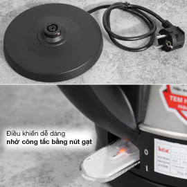 Ấm siêu tốc Inox 304 Tefal KI800D68 1.7L công suất 1800W bảo hành 24 tháng