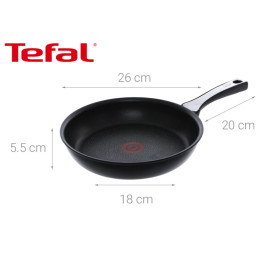 Chảo chống dính cao cấp 7 lớp Tefal Titanium Expertise 26cm nhập khẩu Pháp, bảo hành 24 tháng