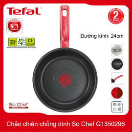 Chảo chiên chống dính đáy từ Tefal So Chef G1350295 đường kính 24cm