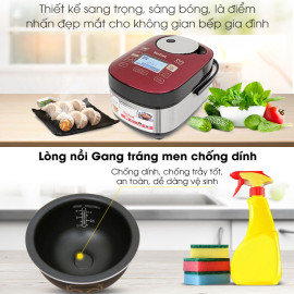 Nồi cơm điện cao tần Tefal RK803565 IH dung tích 1 lít bảo hành 24 tháng