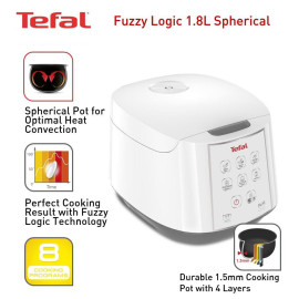 Nồi cơm điện tử Tefal RK732168 dung tích 1.8 lít công suất 750W bảo hành 24 tháng