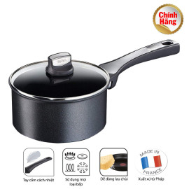 Quánh chống dính 16cm Tefal Expertise C6202272 vung kính dùng bếp từ, xuất xứ Pháp