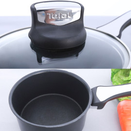 Quánh chống dính 16cm Tefal Expertise C6202272 vung kính dùng bếp từ, xuất xứ Pháp