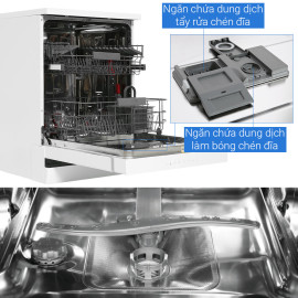 Máy rửa bát độc lập 14 bộ Whirlpool WFC 3C26P nhập khẩu Ba Lan