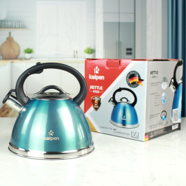 Ấm đun nước Inox 304 cao cấp Kalpen KK03 dung tích 3L dùng bếp từ chuẩn Đức