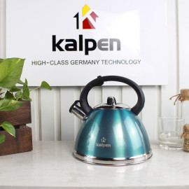 Ấm đun nước Inox 304 cao cấp Kalpen KK03 dung tích 3L dùng bếp từ chuẩn Đức