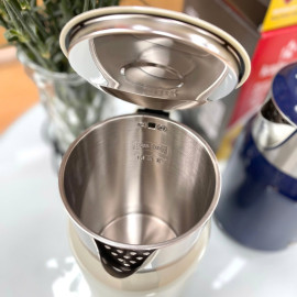 Ấm siêu tốc Inox 304 Kalpen 2200W dung tích 1.8L ủ ấm KK68, chuẩn Đức