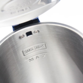 Ấm siêu tốc Inox 304 Kalpen 2200W dung tích 1.8L ủ ấm KK68, chuẩn Đức