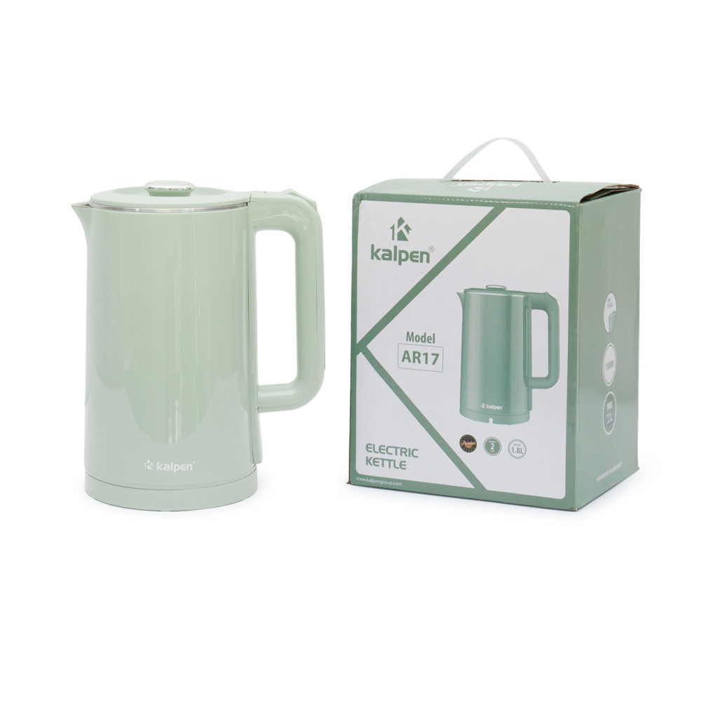 Ấm điện siêu tốc 2 lớp Inox 304 Kalpen AR17 dung tích 1.8L
