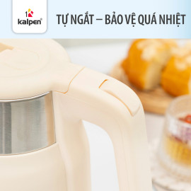 Ấm siêu tốc 2 lớp Inox 201 Kalpen AR49 dung tích 1.8L 1800W, chuẩn Đức