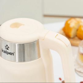 Ấm siêu tốc 2 lớp Inox 201 Kalpen AR49 dung tích 1.8L 1800W, chuẩn Đức