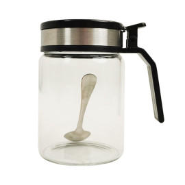 Bộ 3 hũ thủy tinh đựng gia vị 300ml Kalpen SB2 kèm khay và muỗng Inox