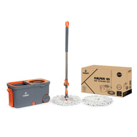 Bộ cây lau nhà xoay 360 độ Kalpen G5 tặng kèm 2 bông lau