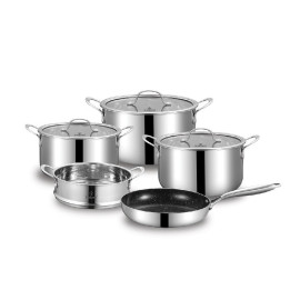 Bộ nồi chảo Inox 3 lớp đúc liền khối Kalpen Kampfer KF3 bảo hành 30 năm