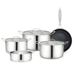 Bộ nồi chảo Inox 3 lớp đúc liền khối Kalpen Kampfer KF3 bảo hành 30 năm