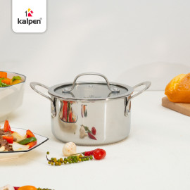 Bộ nồi chảo Inox 3 lớp đúc liền khối Kalpen Kampfer KF3 bảo hành 30 năm