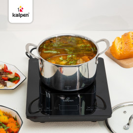 Bộ nồi chảo Inox 3 lớp đúc liền khối Kalpen Kampfer KF3 bảo hành 30 năm