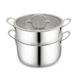 Bộ nồi chảo Inox 3 lớp đúc liền khối Kalpen Kampfer KF3 bảo hành 30 năm