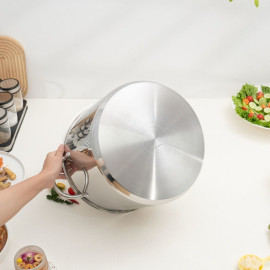 Bộ nồi xửng Inox 5 đáy Kalpen L30PRO size 30cm dung tích 14L, bảo hành 5 năm