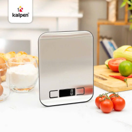 Cân điện tử nhà bếp Inox Kalpen T5 tải trọng 10kg, bảo hành 12 tháng