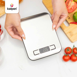 Cân điện tử nhà bếp Inox Kalpen T5 tải trọng 10kg, bảo hành 12 tháng