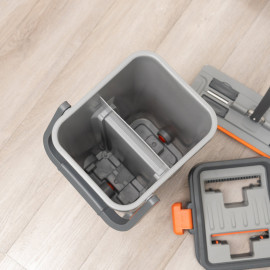 Bộ cây lau nhà tách nước tự vắt thông minh Kalpen G6 kèm 2 bông lau