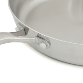 Chảo Inox 3 lớp đúc liền khối Kalpen Luxus size 28cm, bảo hành 5 năm