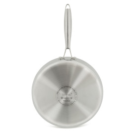 Chảo Inox 3 lớp đúc liền khối Kalpen Luxus size 28cm, bảo hành 5 năm