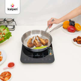 Chảo Inox 3 lớp đúc liền khối Kalpen Luxus size 20cm, bảo hành 5 năm