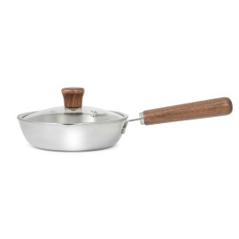 Chảo inox 304 đúc liền khối có miệng rót Kalpen Baby Rinmer 16cm