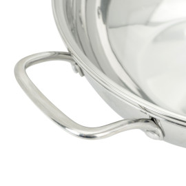 Chảo xào Inox 304 đúc liền 3 lớp Kalpen Lager 30cm, bảo hành 30 năm