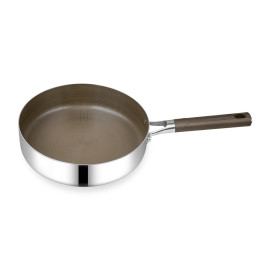 Chảo Inox 3 lớp liền khối chống dính Kalpen Nano Titanium Dauer 20cm