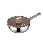 Chảo chống dính Inox 316 liền khối 7 lớp Kalpen Nano Titanium Shield 20cm