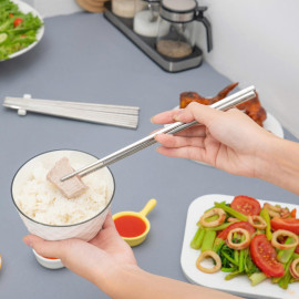 Hộp 5 đôi đũa inox 316 cao cấp Kalpen T4 chuẩn Châu Âu