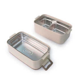 Hộp cơm 2 tầng Inox 304 Kalpen AR10 dung tích 1900ml chuẩn Đức