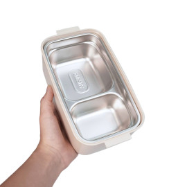 Hộp cơm 2 tầng Inox 304 Kalpen AR10 dung tích 1900ml chuẩn Đức